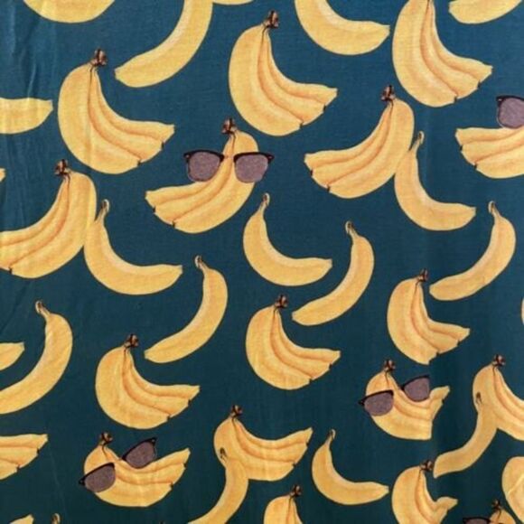 Posh Peanut Ruffled Cap Sleeve Hi Low Dress Bananas Bamboo Girls Size 9 NWT - Picture 5 of 10